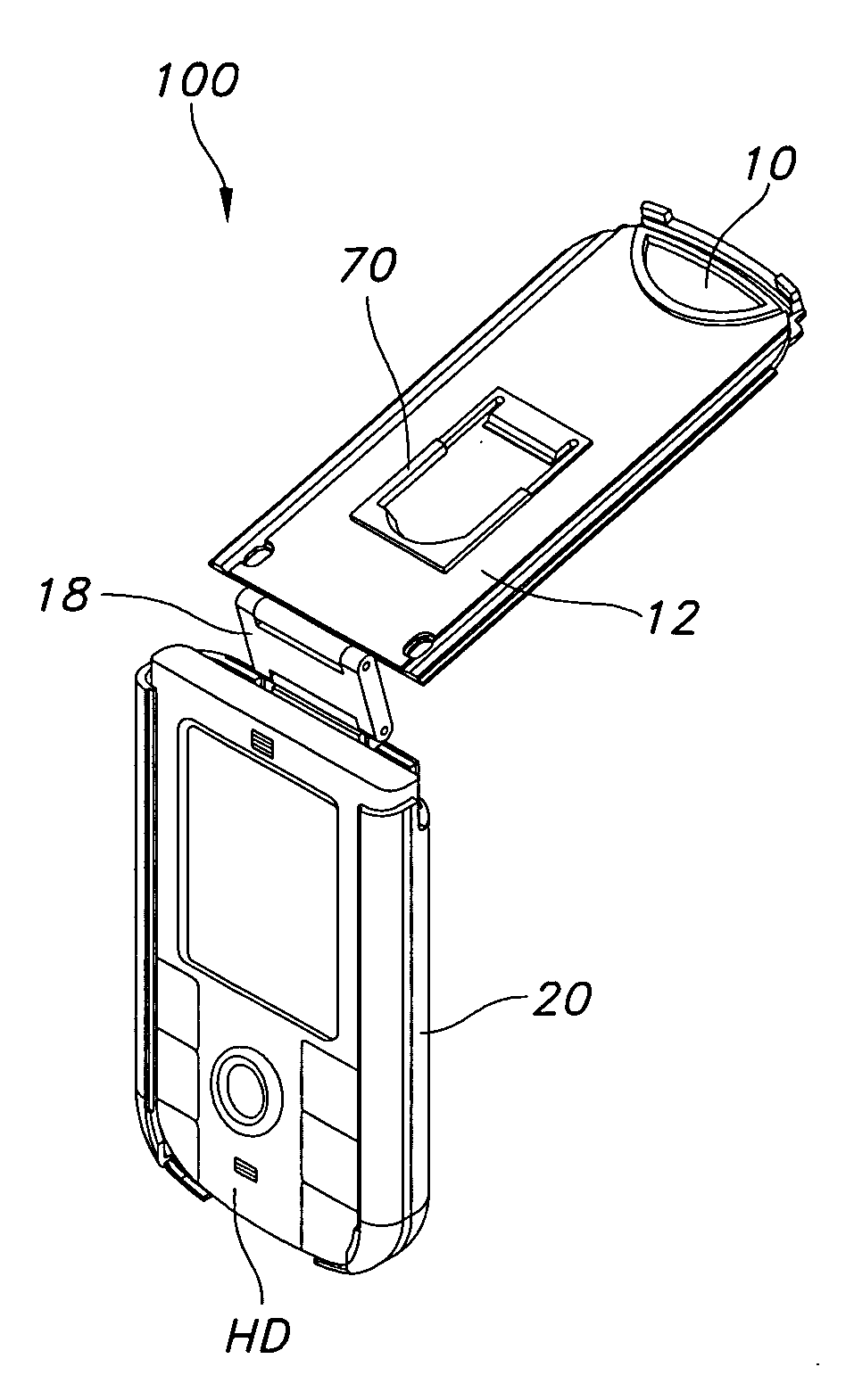 Water-resistant combination case for handheld electronic devices