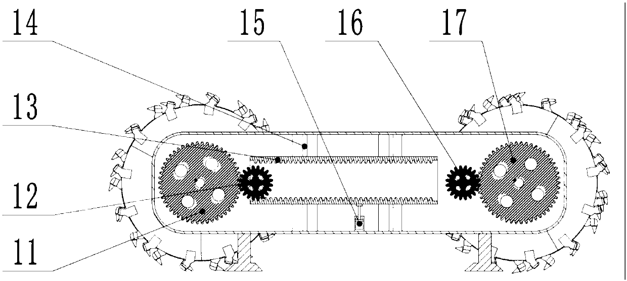 Drum coal mining device