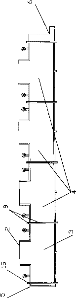 Split type vibration slag cooler with multiple vibration sources for circulating fluidized bed boiler