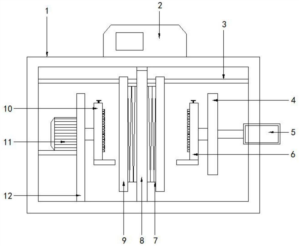 Electrical control box temperature cycle test detection device