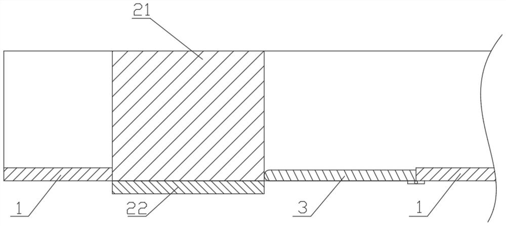 Cable bridge with size-adjustable isolation grooves