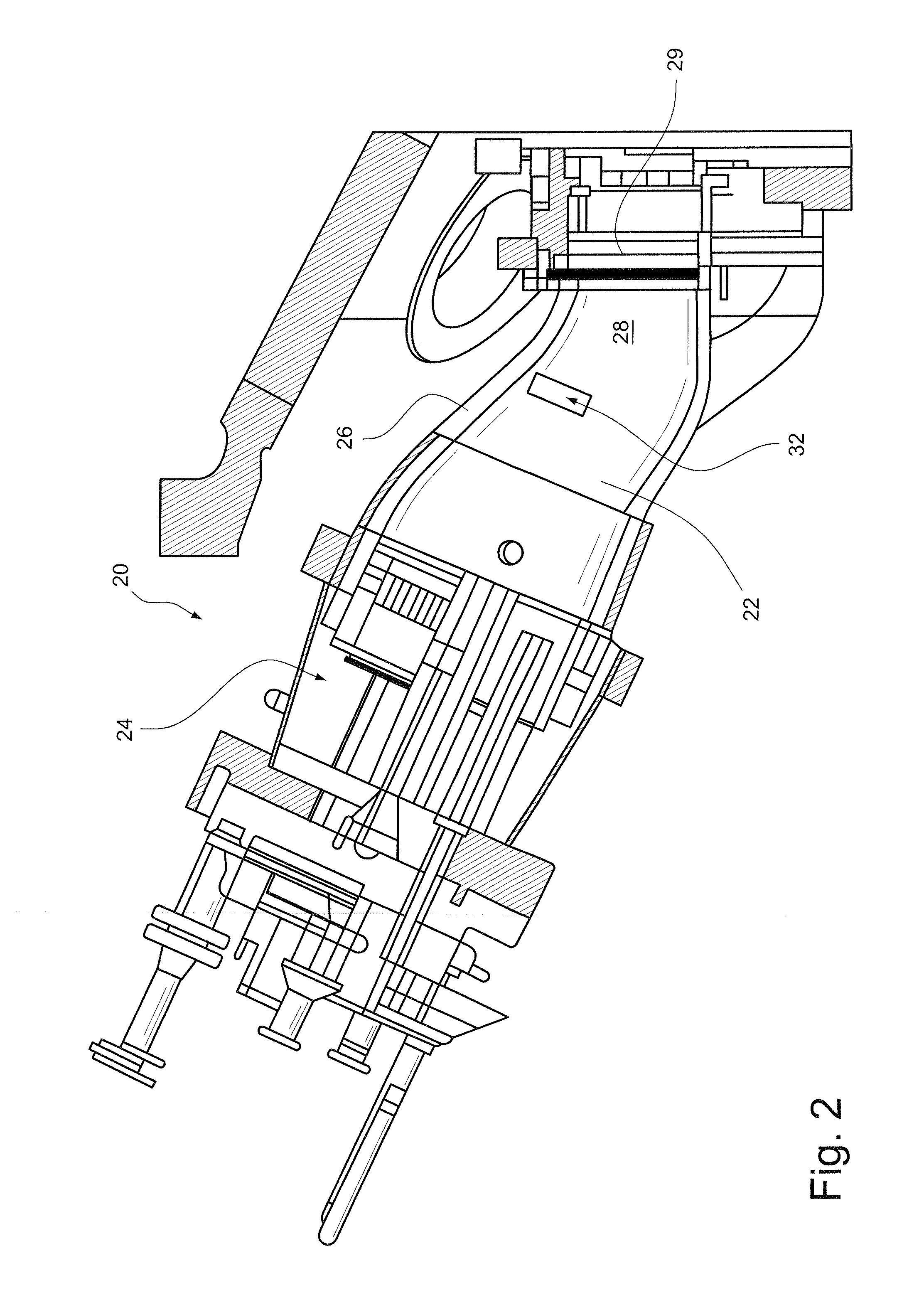 Integrated Combustor and Stage 1 Nozzle in a Gas Turbine and Method