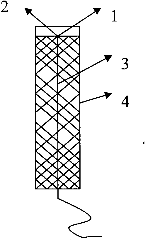 Hydroxypropyl /carbon nanotube decoration electrochemical sensor and preparation method and application thereof