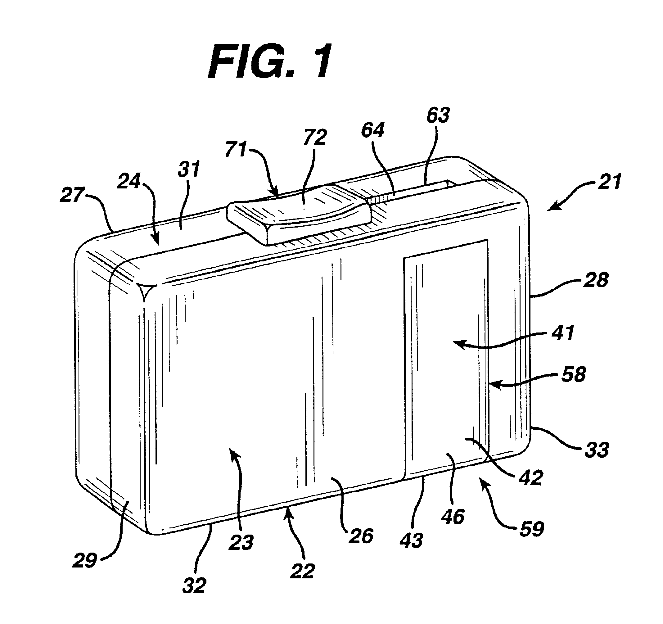 Test device with means for storing and dispensing diagnostic strips
