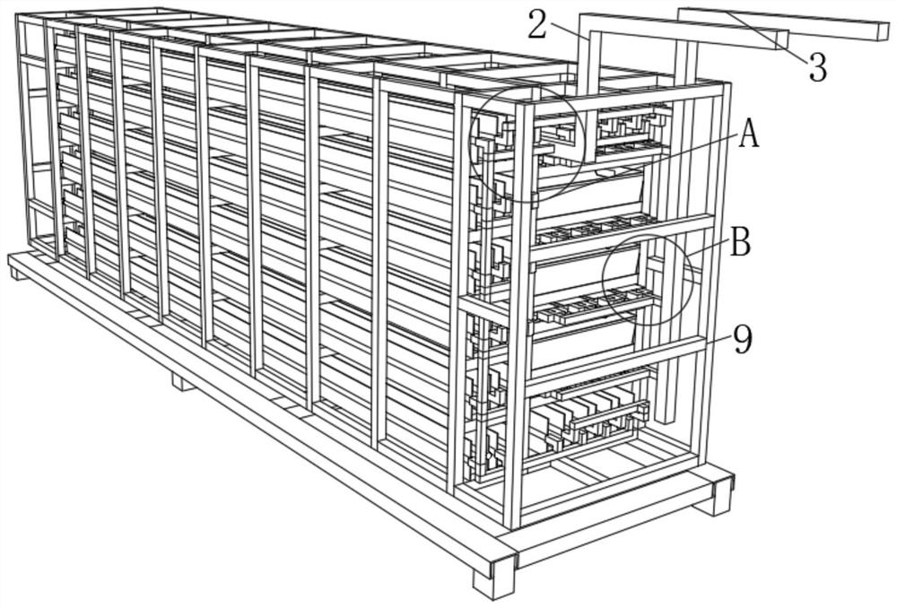 Box-type low-temperature instant freezing equipment and working method thereof