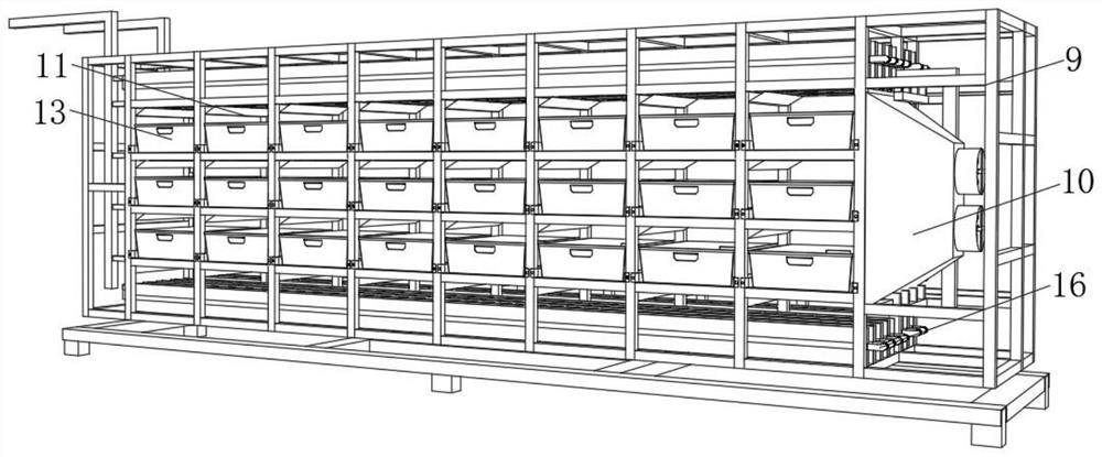 Box-type low-temperature instant freezing equipment and working method thereof