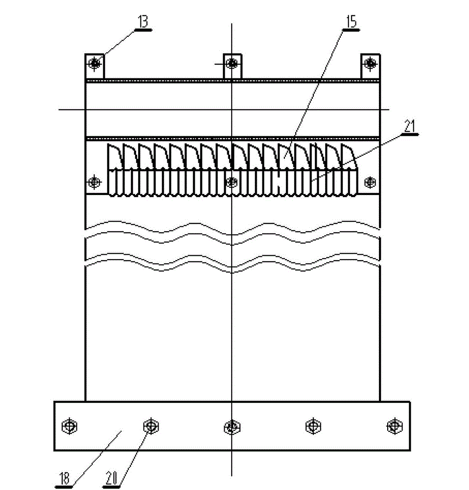 Rigid anode plate surface water film arrangement technology and device