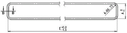 A method of manufacturing a rectangular seal