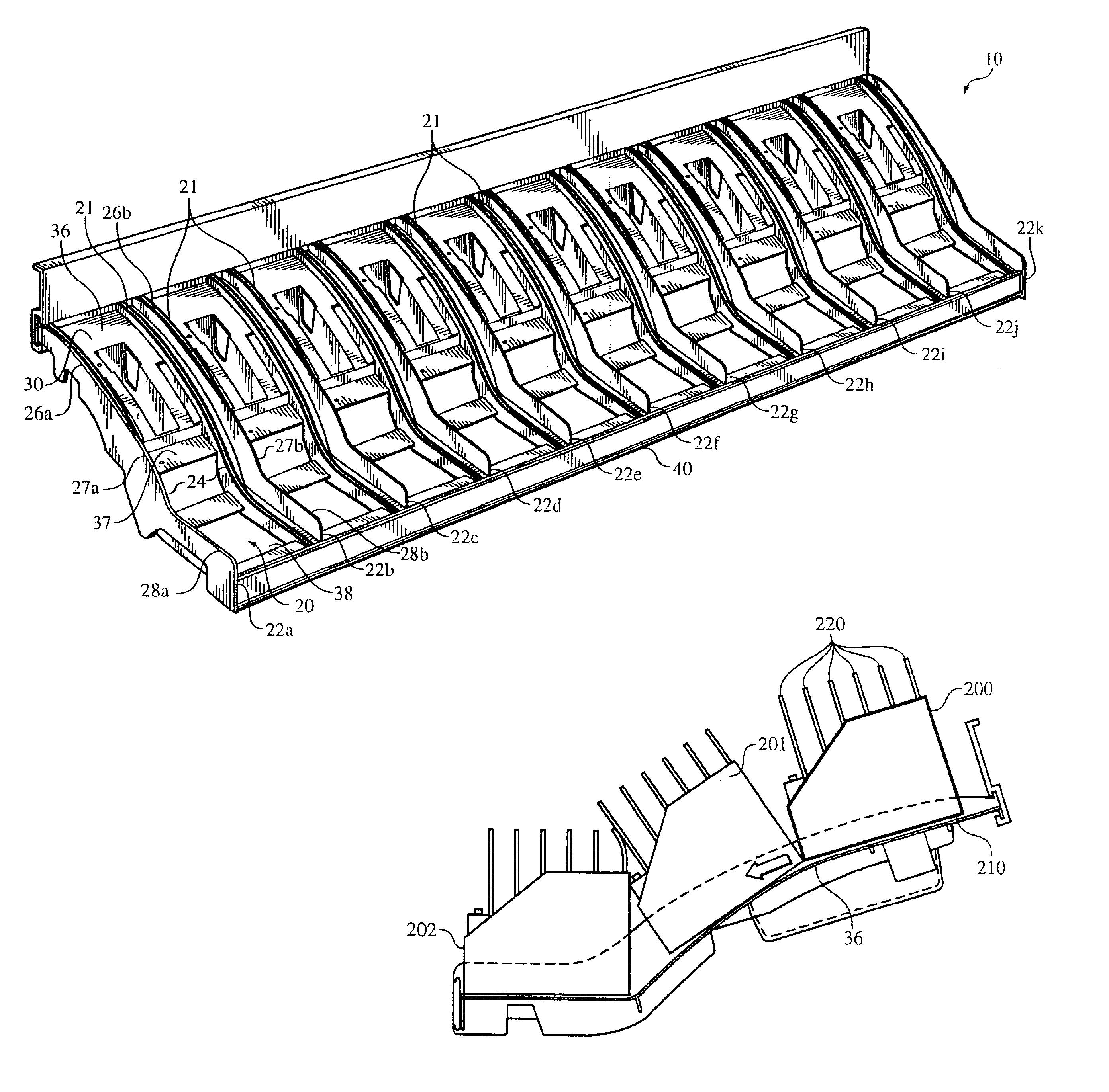 Shelf and display device