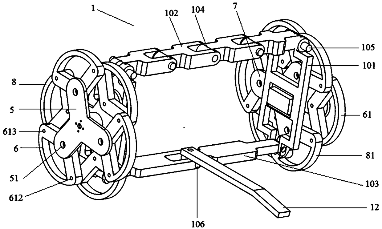 Deformable wheeled robot
