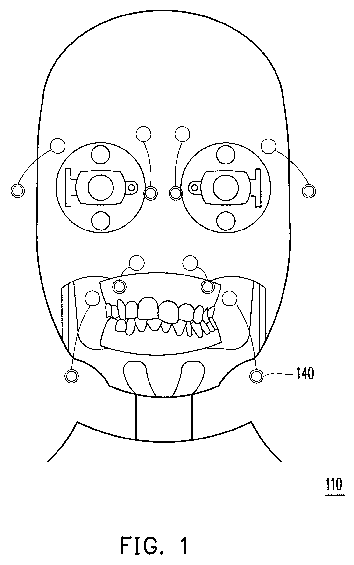 Facial expression control device