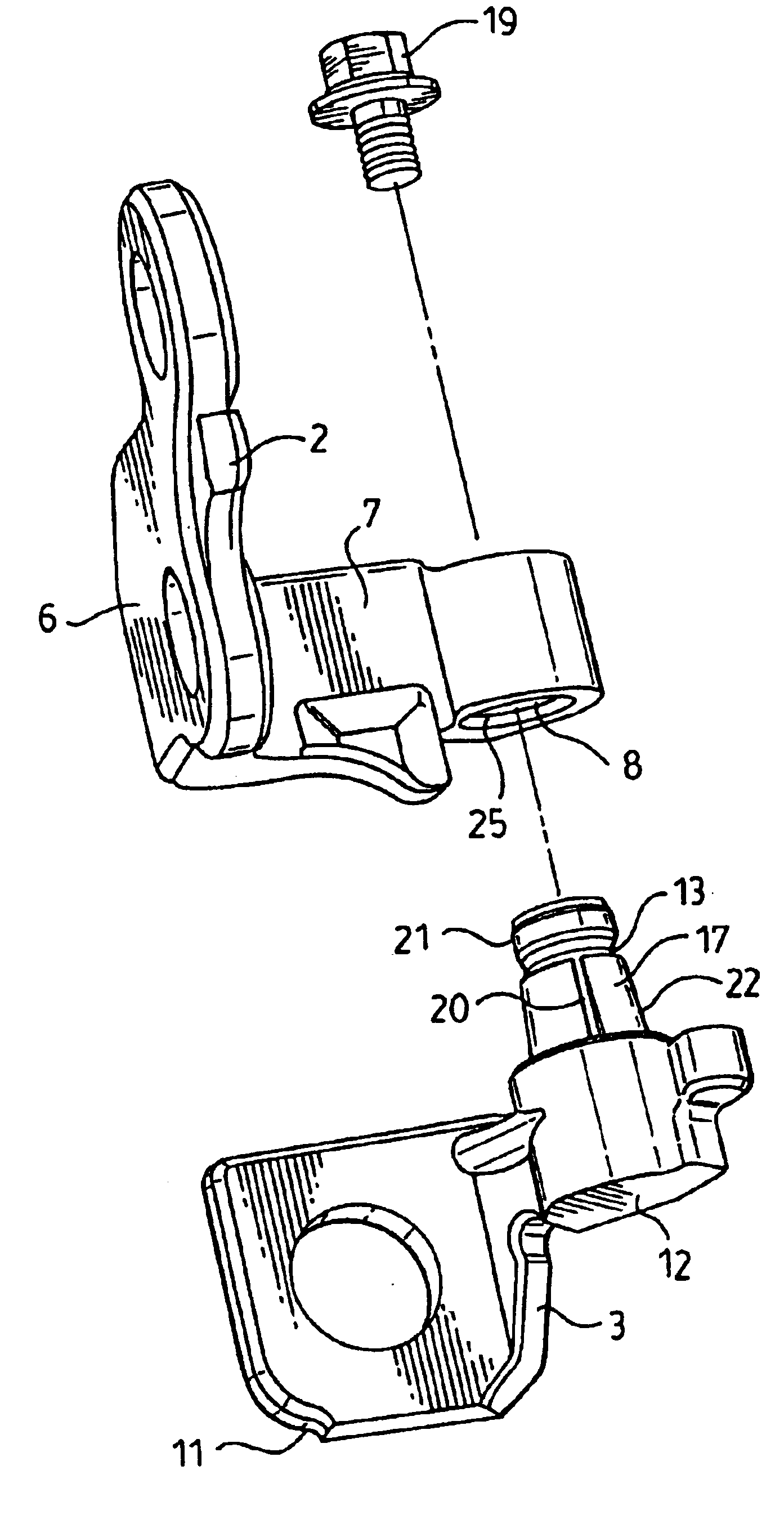 Automotive door hinge with structurally integrated pivot