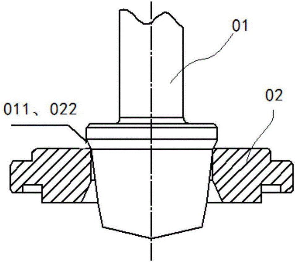 Grinding mechanism for valve core and valve seat