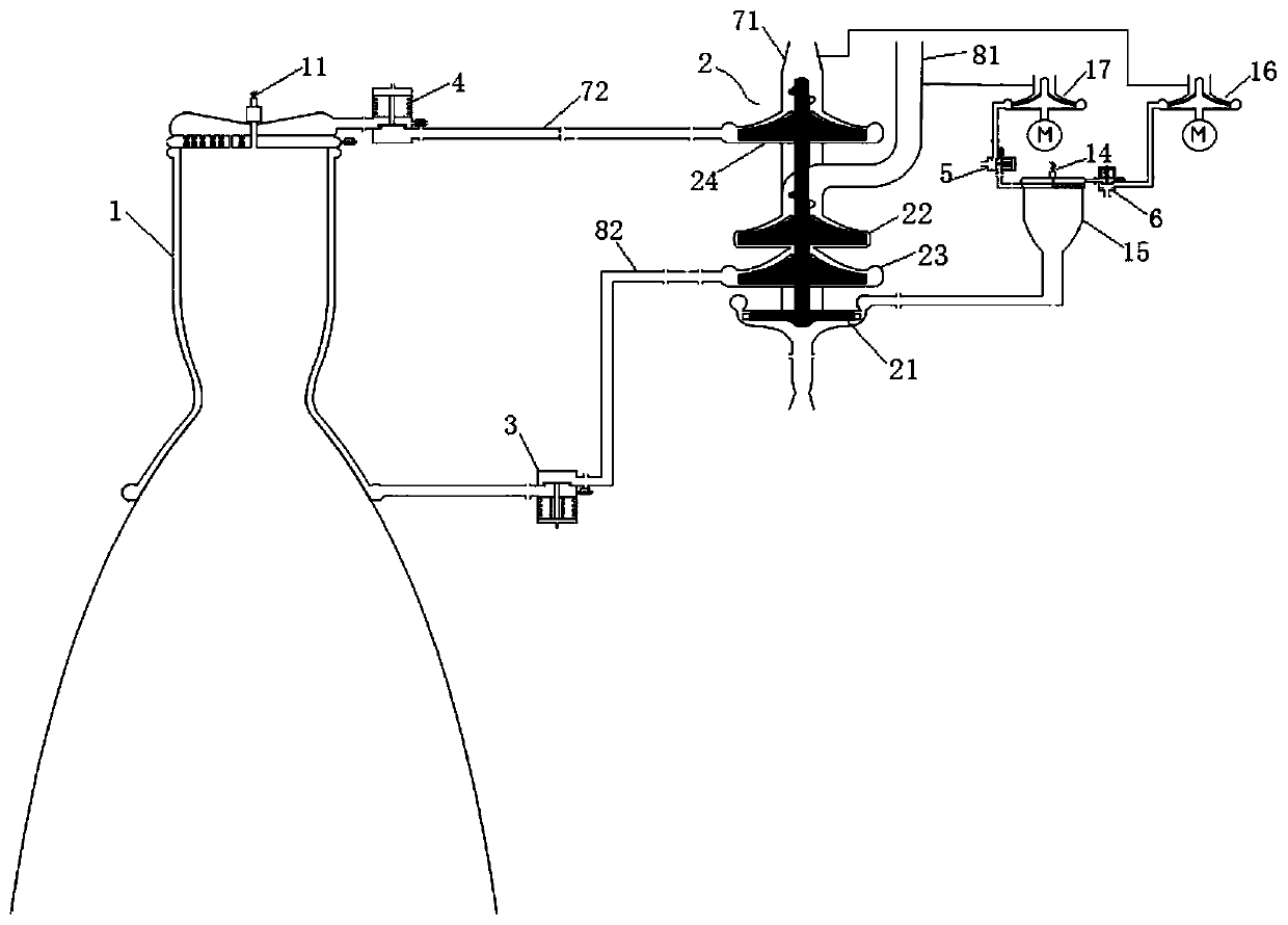 Variable-thrust rocket engine and rocket with same