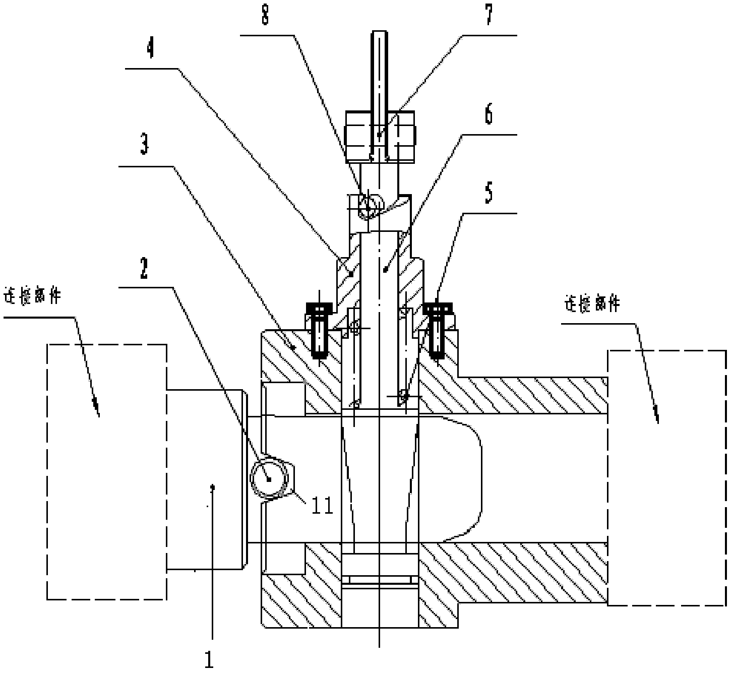 Detachable axial-butting and quick-locking mechanism