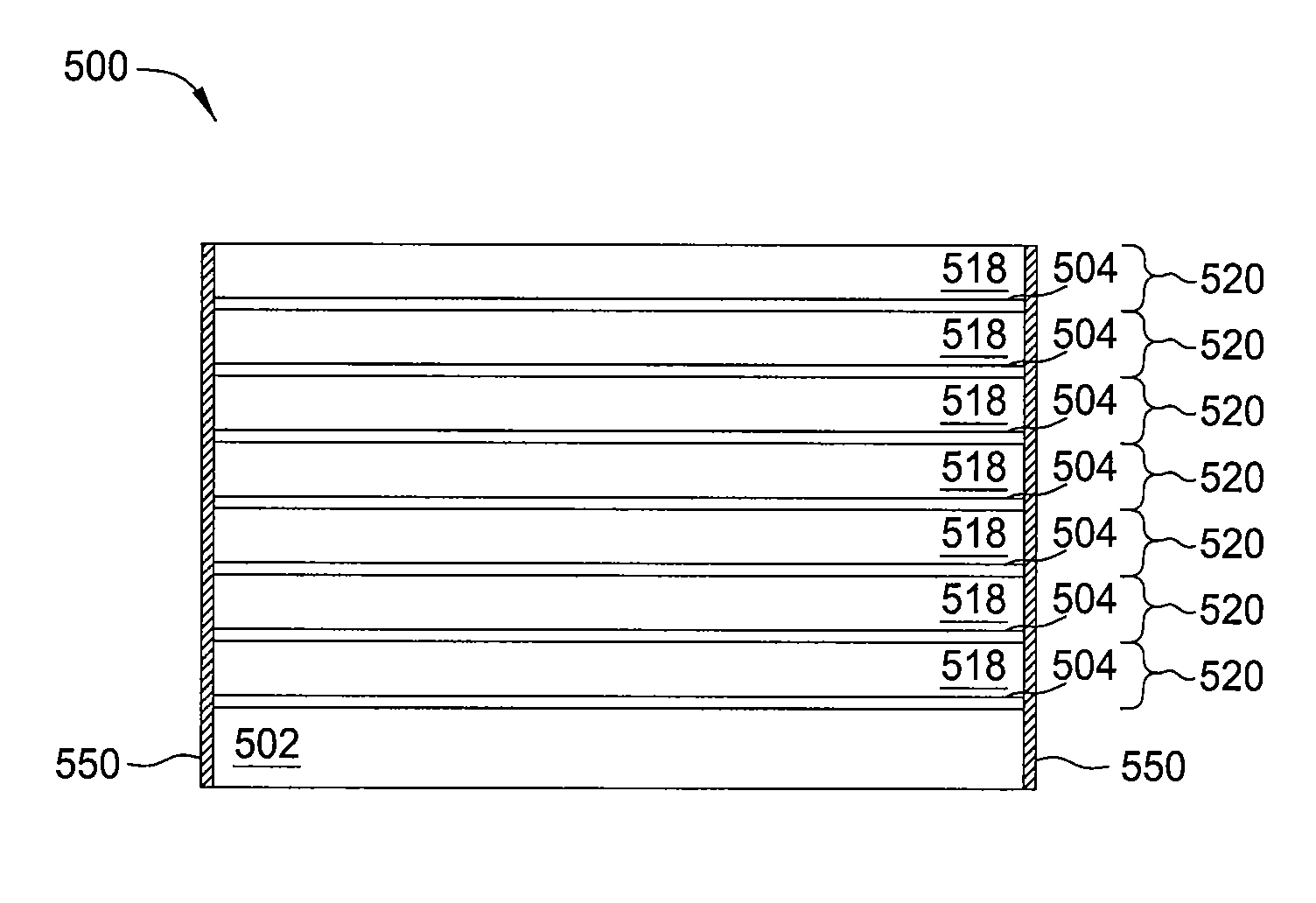 Multiple stack deposition for epitaxial lift off