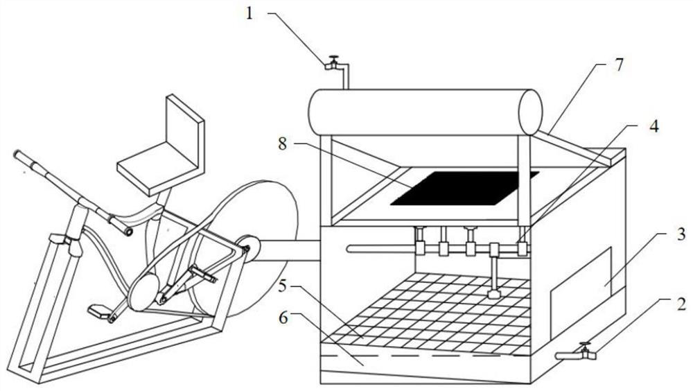 Energy-saving agricultural rural organic waste composting device