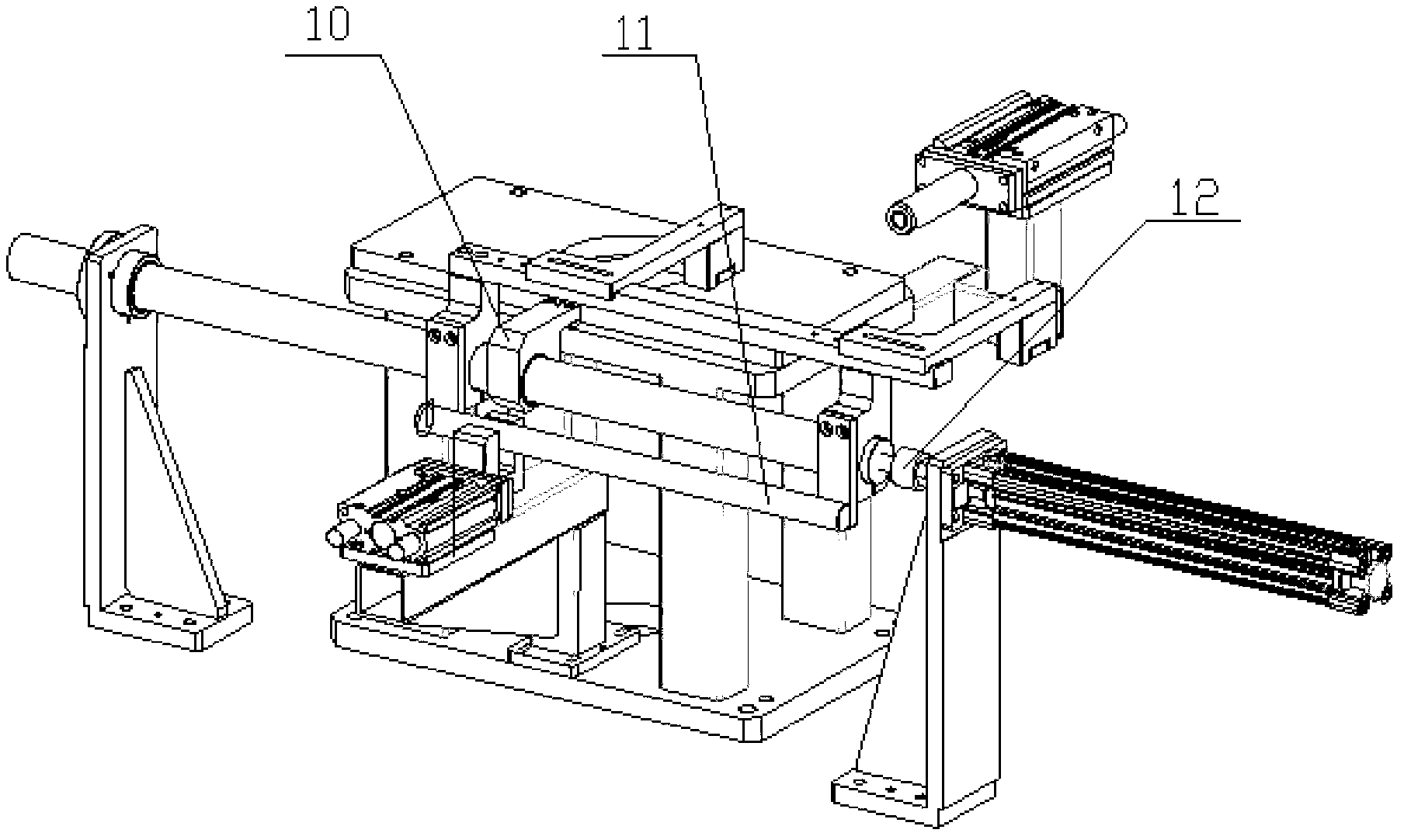 Automatic loading and unloading device of numerical control honing machine