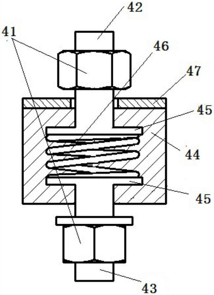 Air compressor device for reducing mechanical resonance