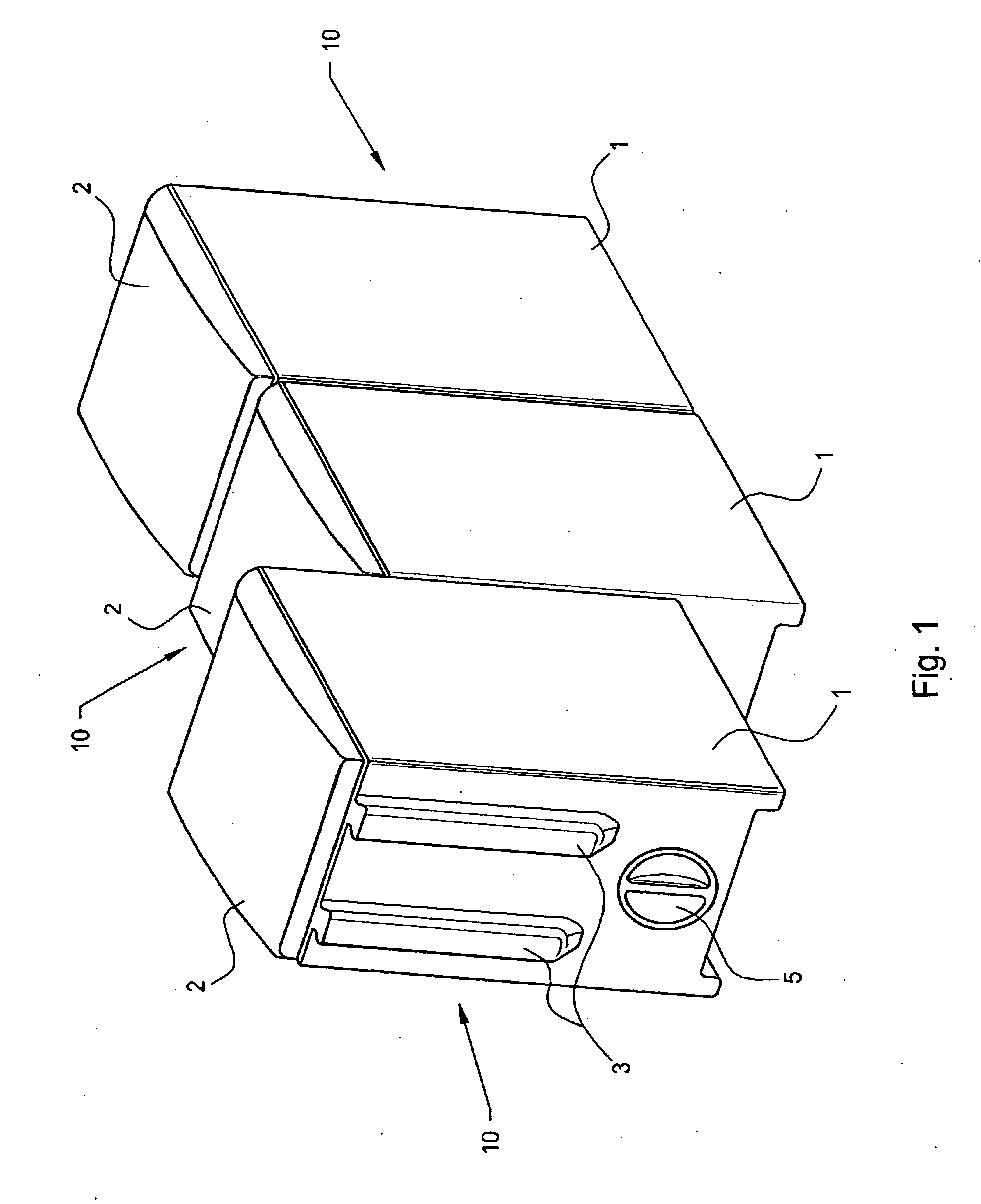 Modular floor console