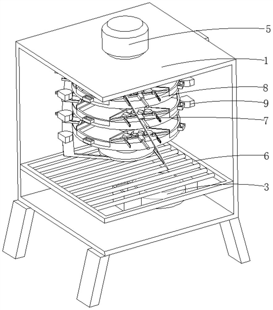 Probiotic constant-temperature drying device and drying method