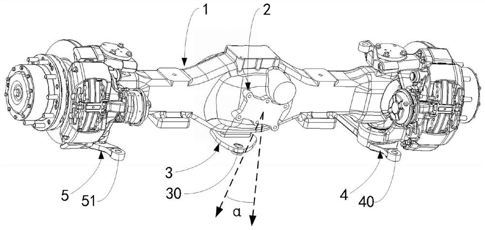 Front axle assembly of vehicle steering system and vehicle steering system