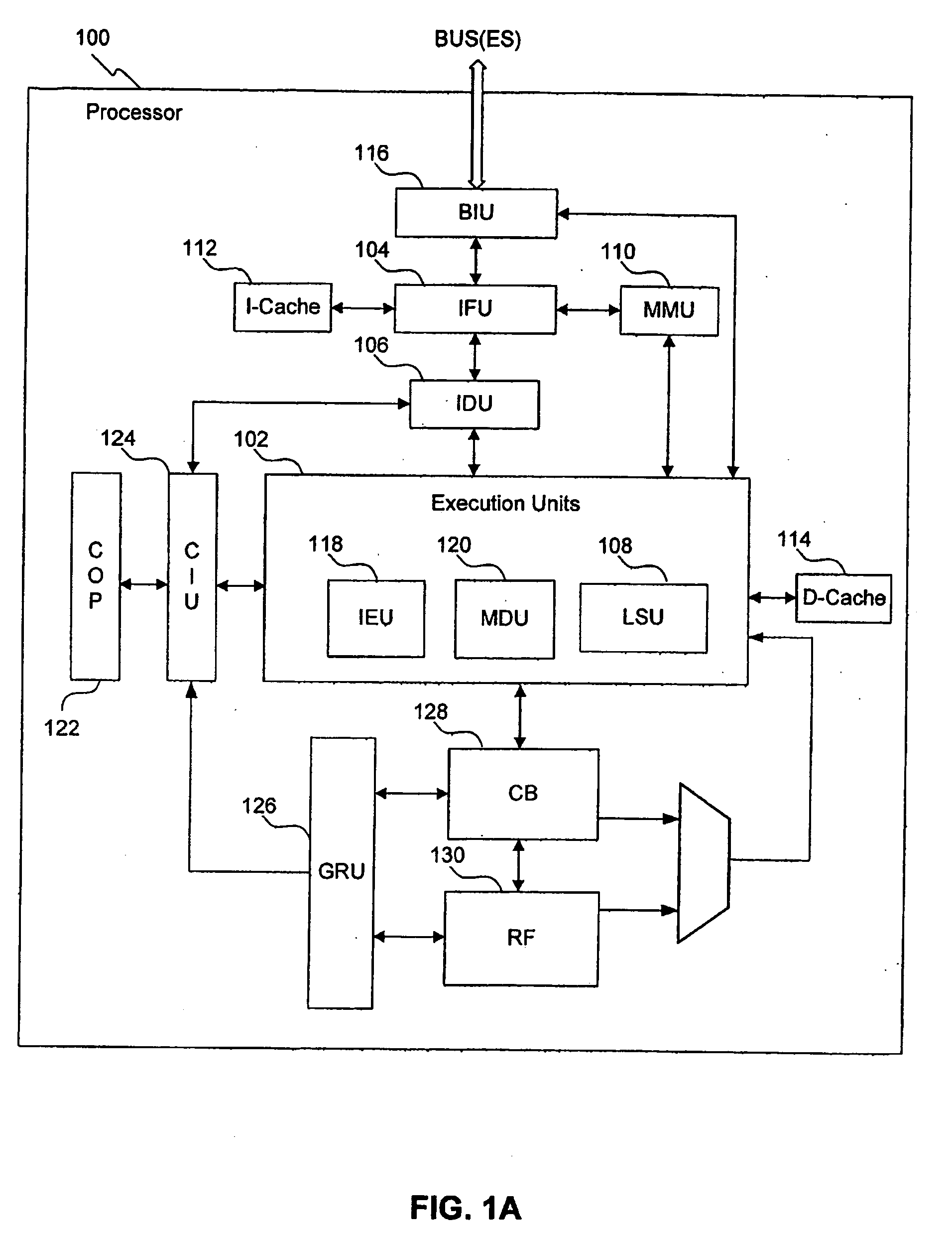 Out-of-order processor having an in-order coprocessor, and applications thereof
