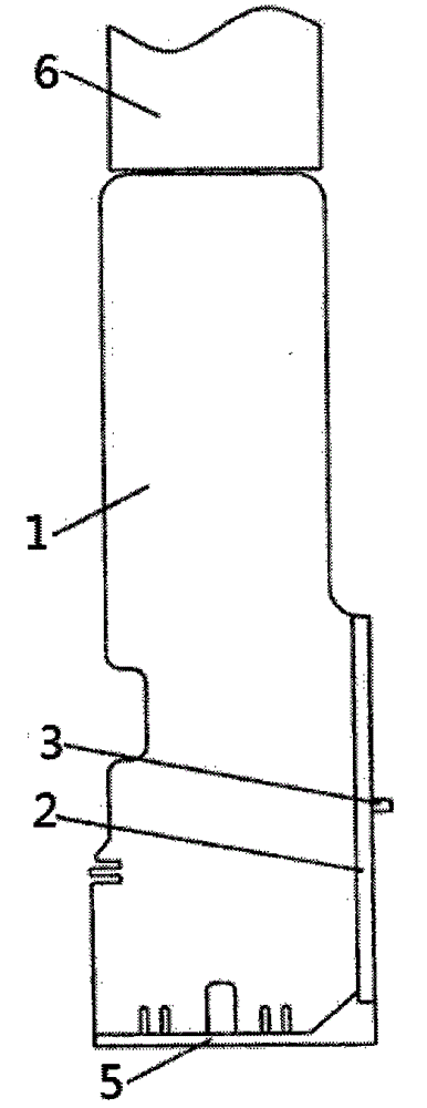 Computer wind guiding groove