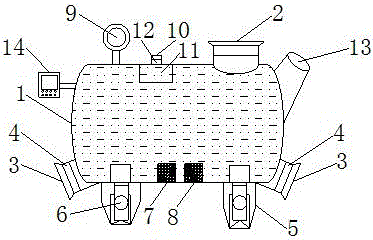 Petroleum wastewater recycling apparatus