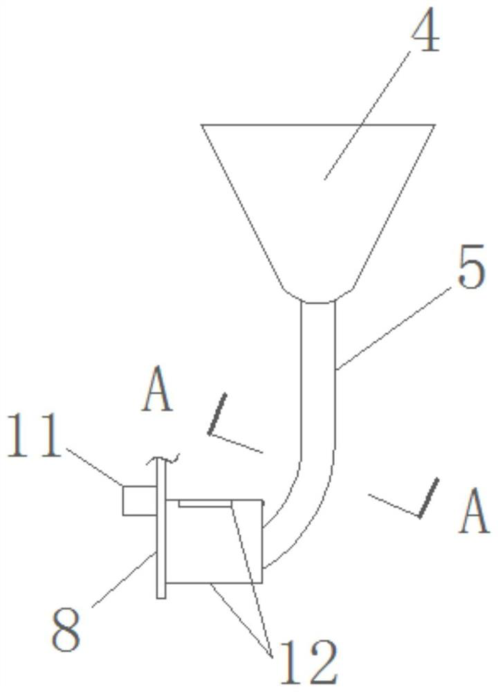 A kind of agricultural seeding device with keeping garlic seed teeth upward