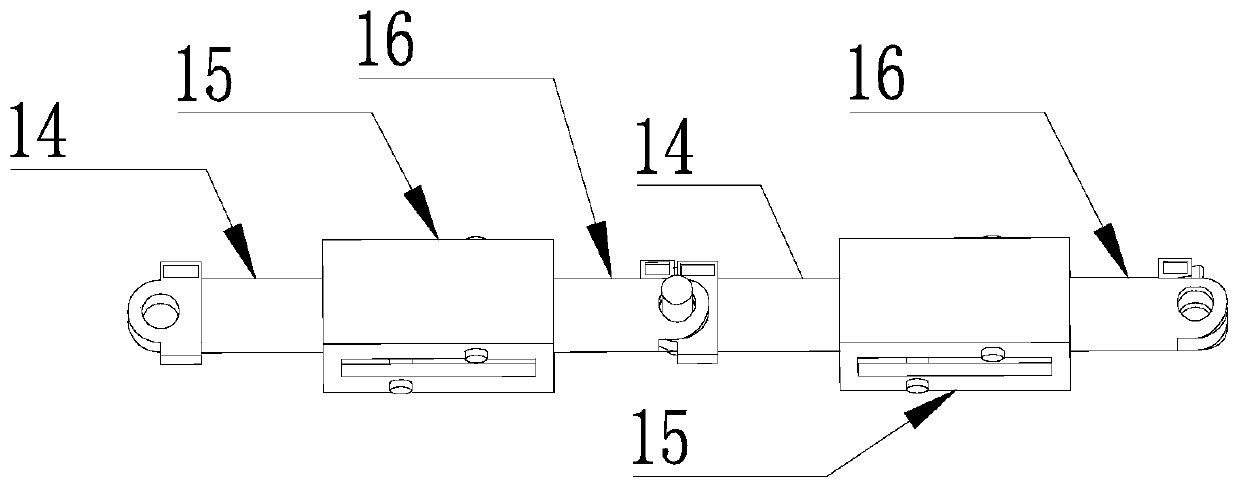 Telescopic folding mechanism and folding screen mobile terminal