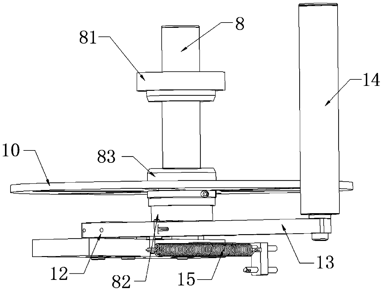 Label rewinding machine running at uniform speed