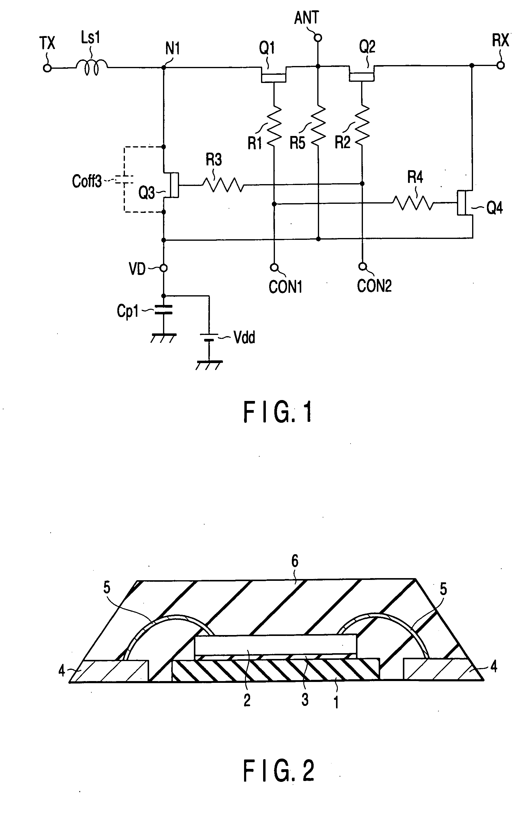 High-frequency switch circuit and high-frequency transmitting/receiving apparatus