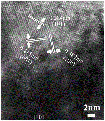 A nanoparticle self-assembled tetragonal perovskite phase Pbtio  <sub>3</sub> Preparation method of microsheets
