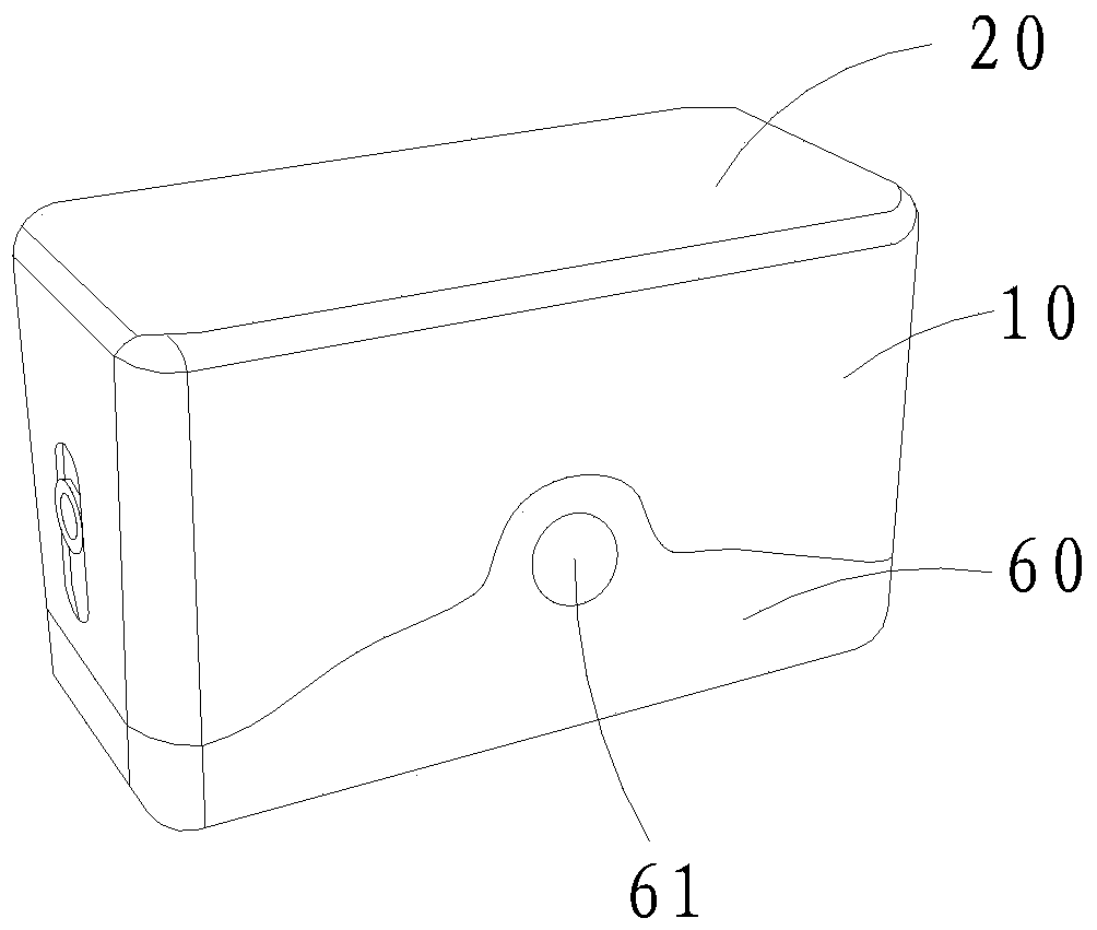 Head-mounted virtual reality device based on mobile terminal and starting method thereof