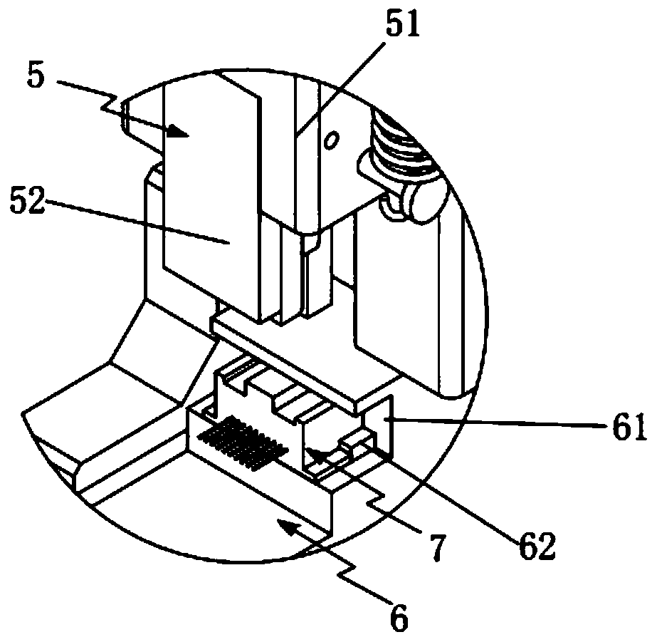 A connector pin automatic bending mechanism