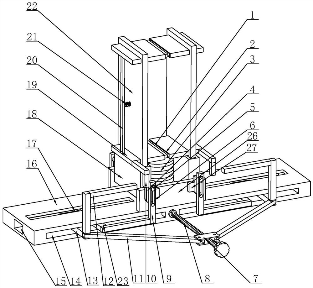 Shallow pit elevator overhaul blocking device