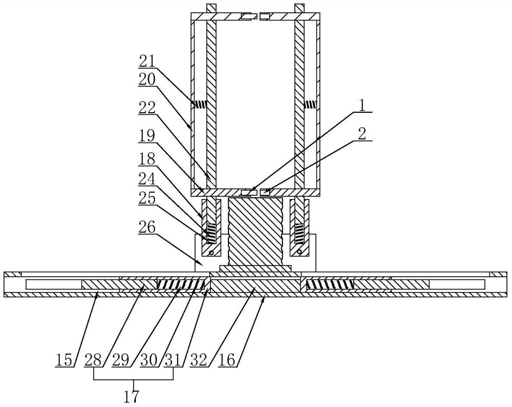 Shallow pit elevator overhaul blocking device