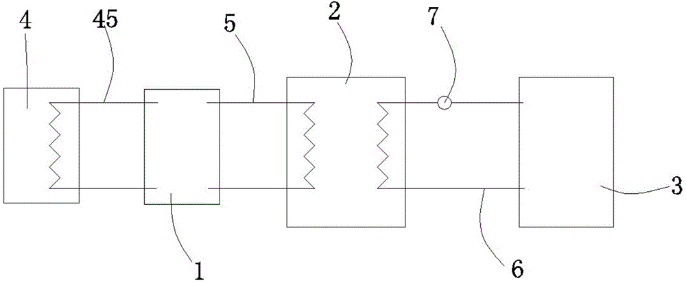 Multifunctional water heating ground source heat pump air conditioning unit