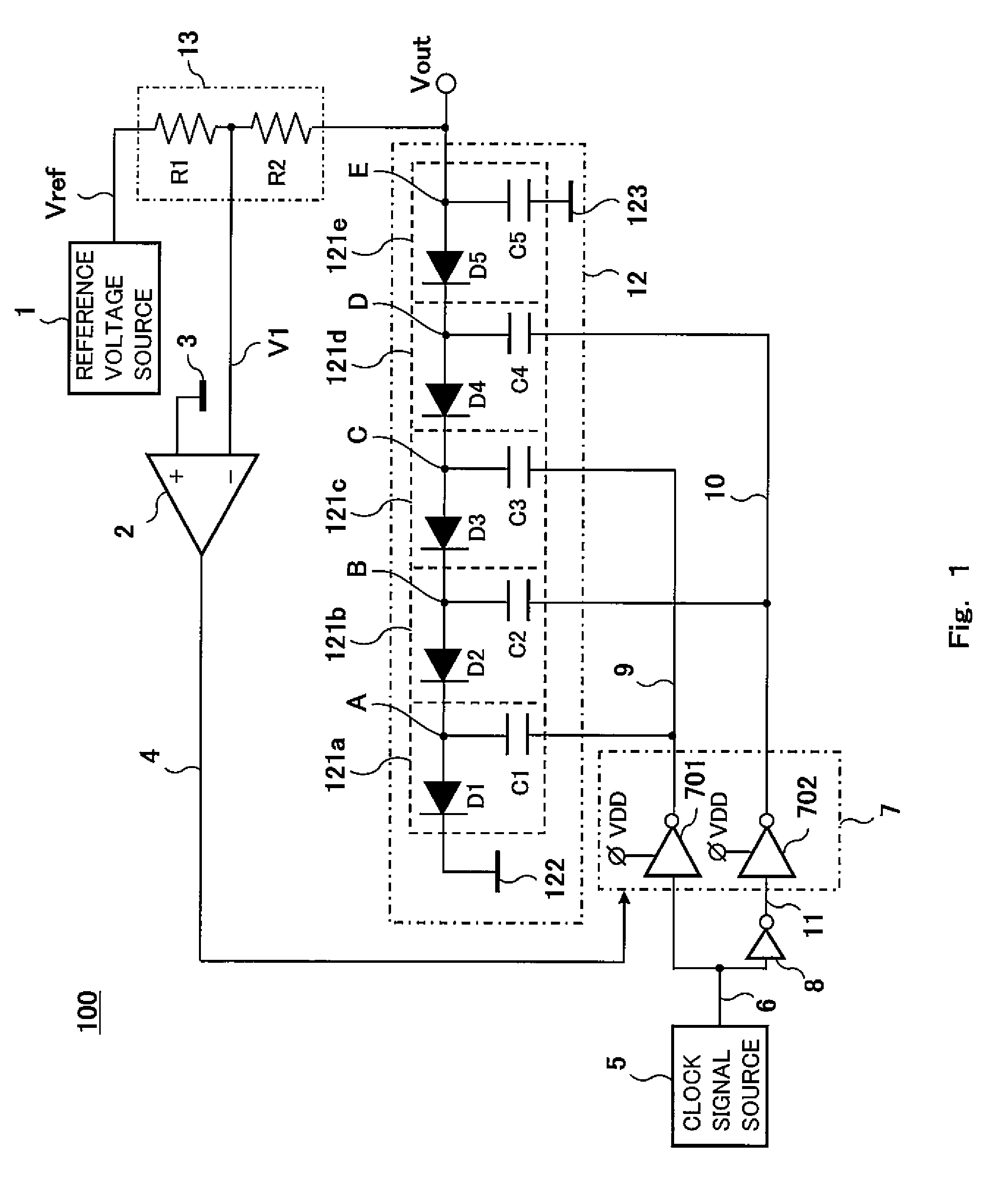 Charge pump circuit, and method of controlling charge pump circuit