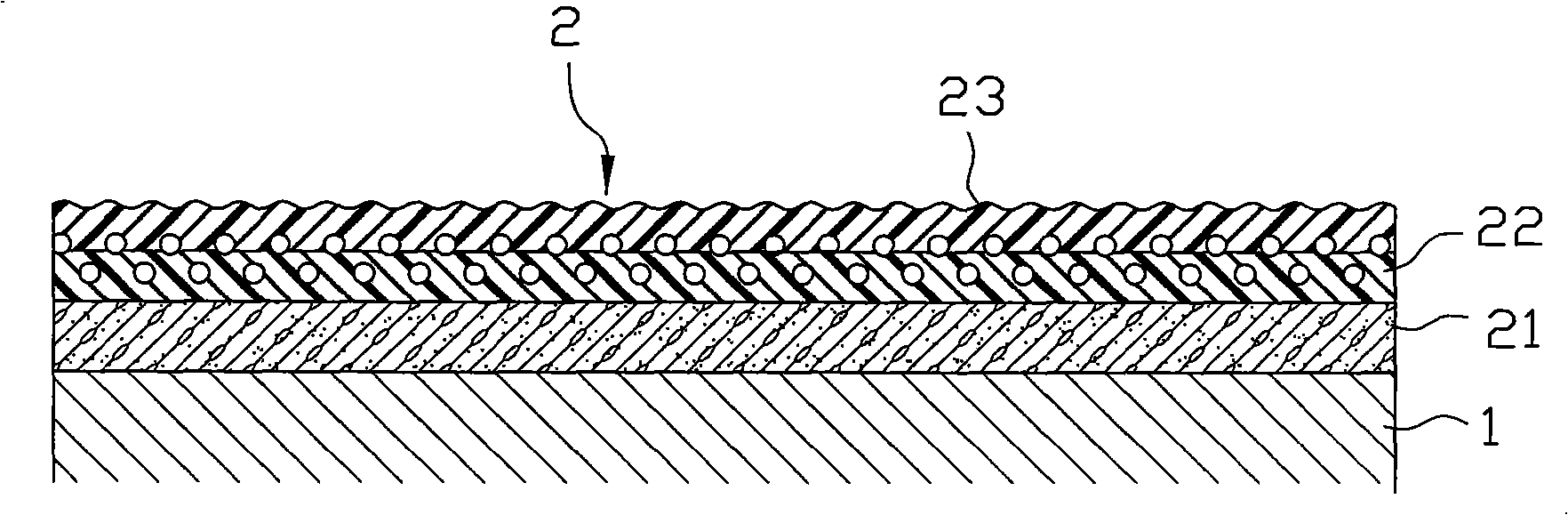 Anti-slip material coating on easily wettable and sliding floor and method of use thereof