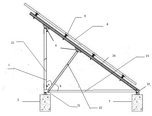 Photovoltaic support