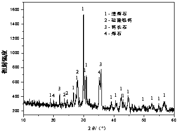 A kind of desulfurization gypsum and iron tailings ceramsite and preparation method thereof