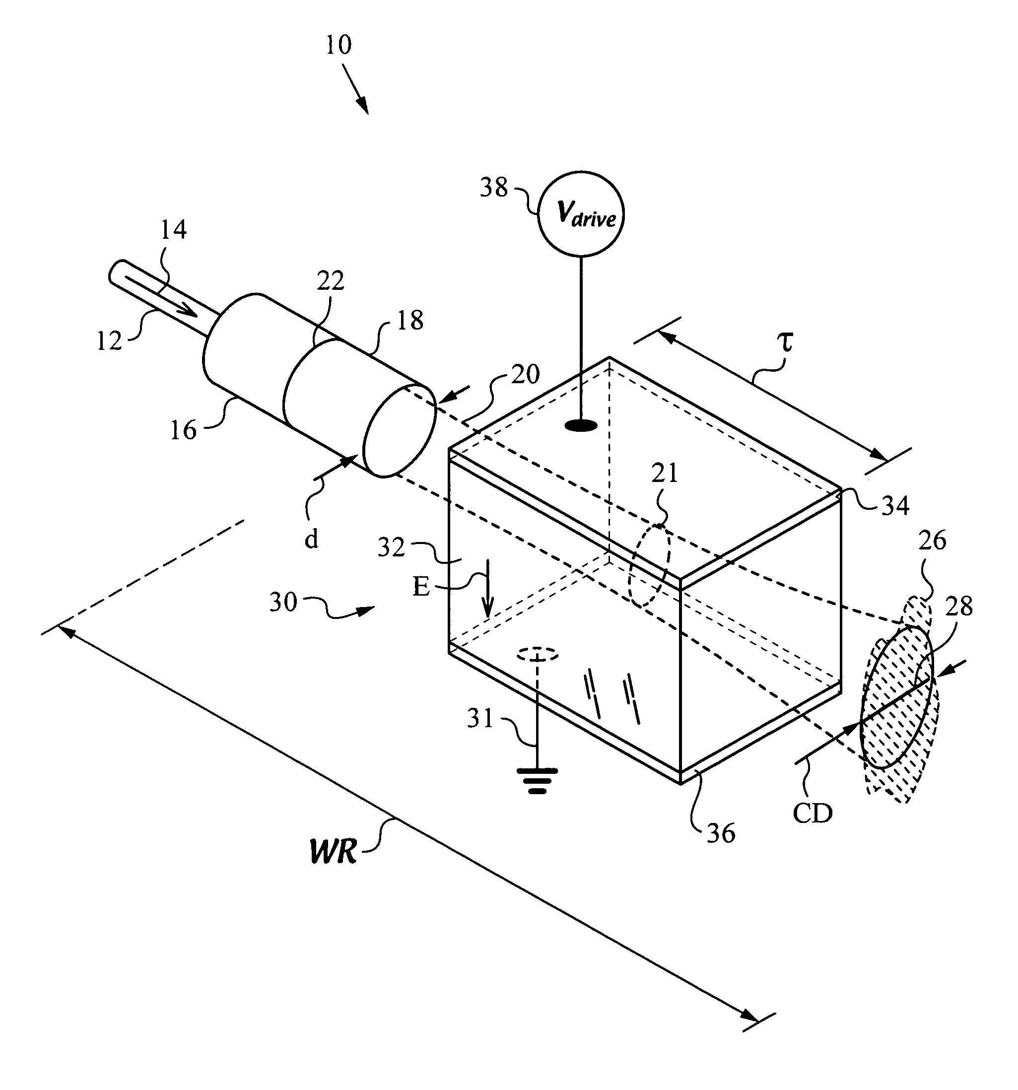Fiberoptic reconfigurable devices with beam shaping for low-voltage operation