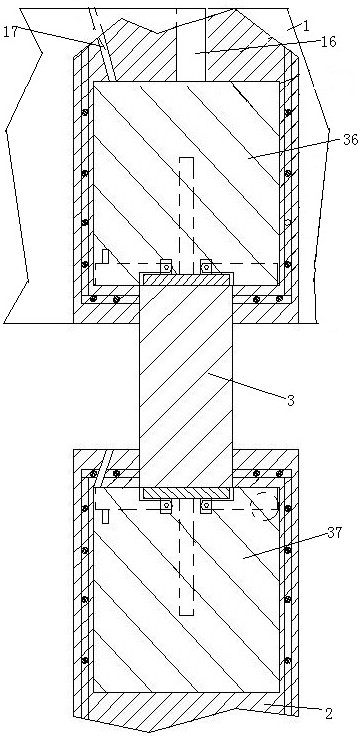 Bridge plate pier connecting structure of prefabricated bridge