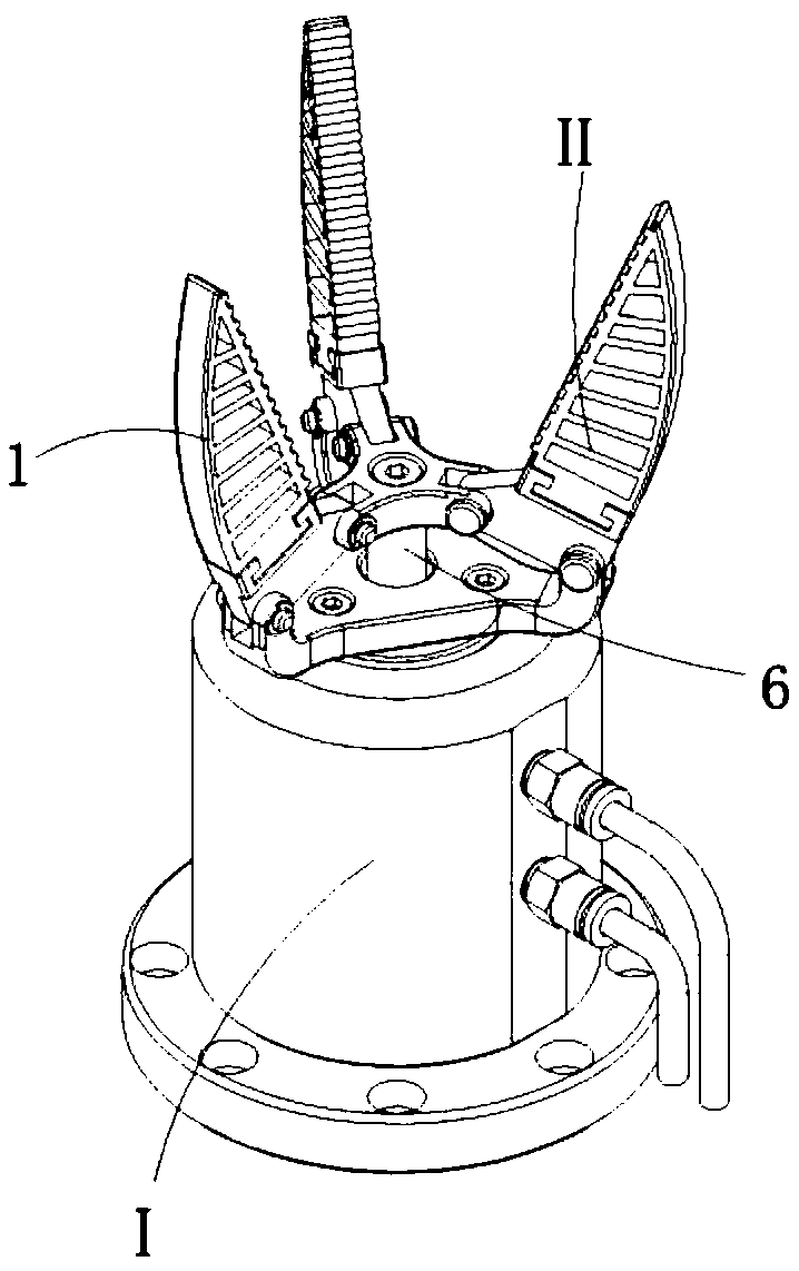 Flexible clamping jaw