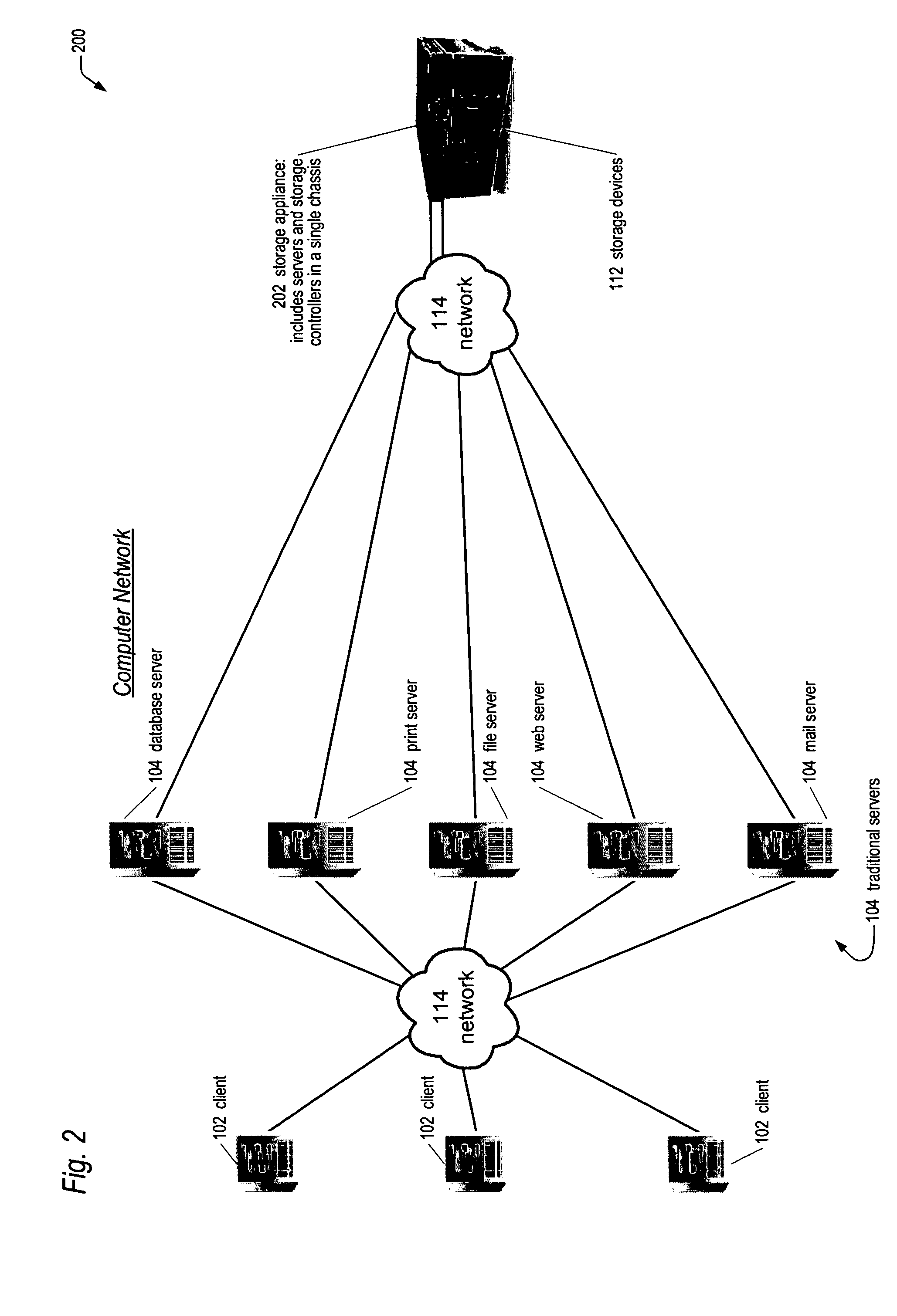 Apparatus and method for a server deterministically killing a redundant server integrated within the same network storage appliance chassis