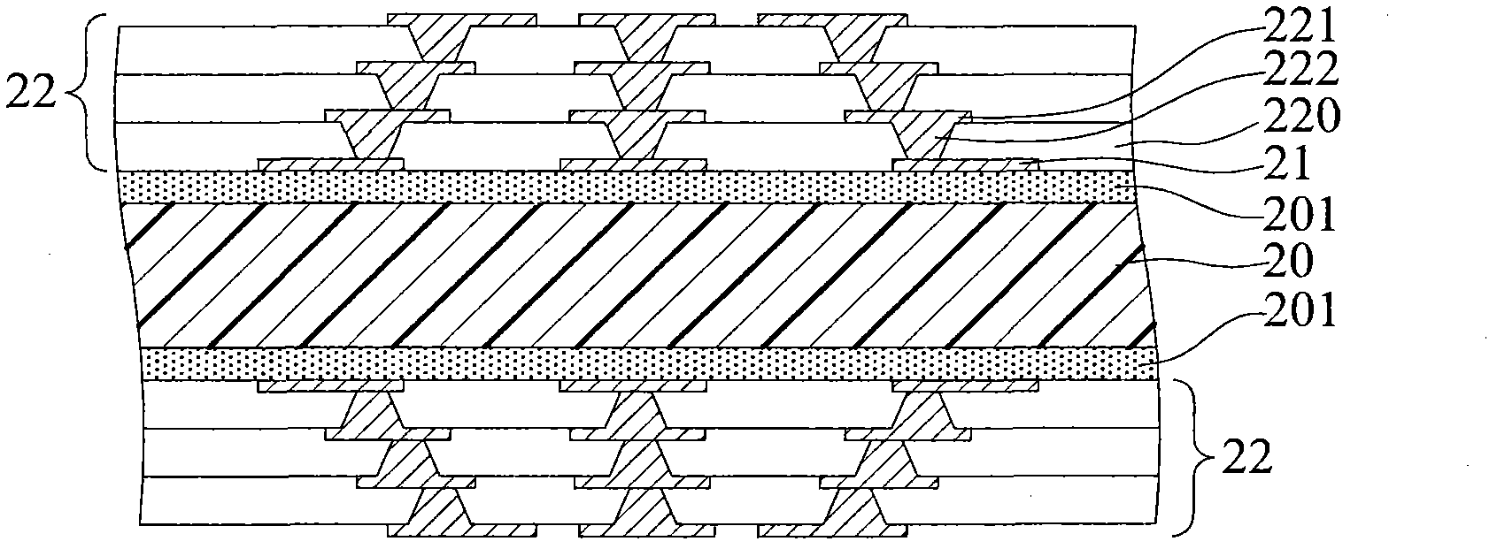 Coreless package substrate and fabrication method thereof