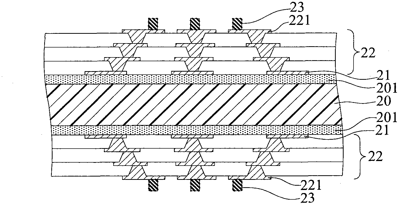 Coreless package substrate and fabrication method thereof