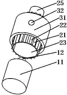 Die assembly for manufacturing air-blowing pipe for cable